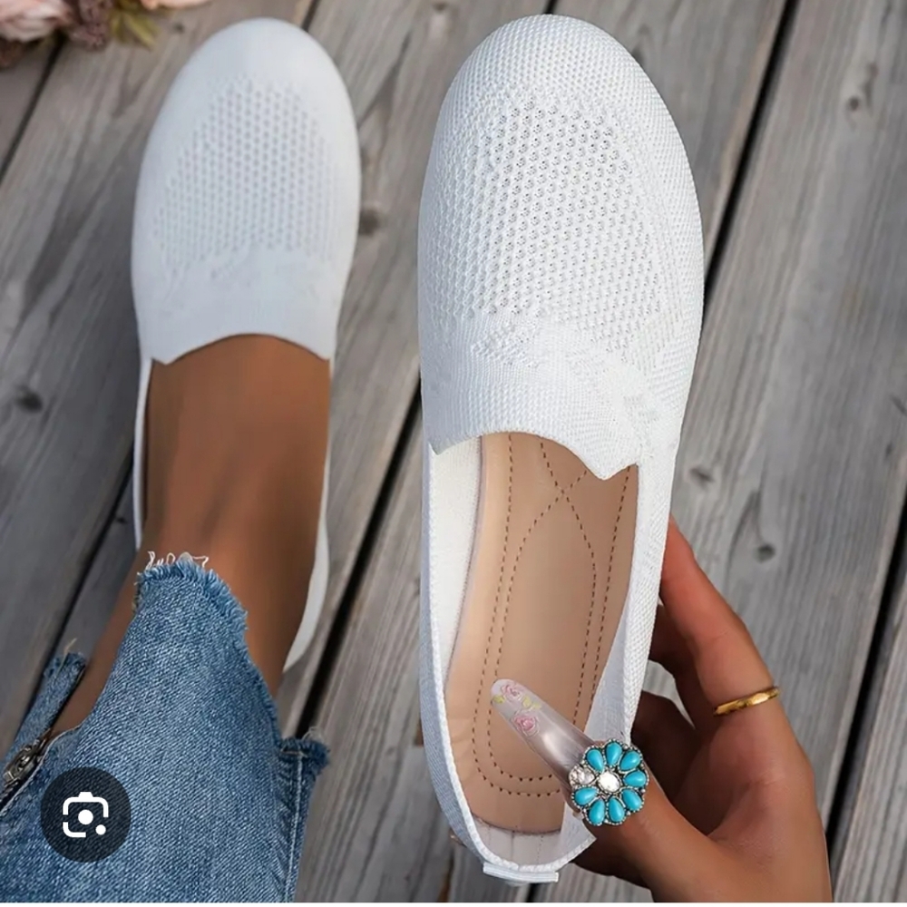 CLOSING CLOSET SALE 2 DAYS ONLY! Bright White Women's Slip-On Shoes New